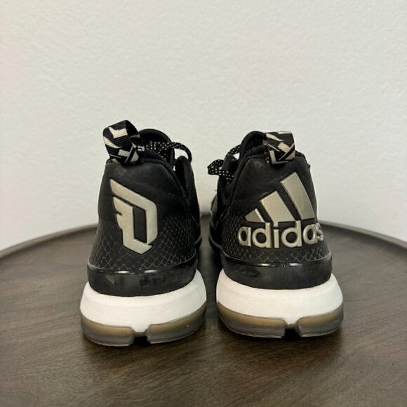 Adidas Dame D Lillard 1 All Star Game Mid Top Basketball Shoe Black Smoke 7.5 US - Picture 9 of 16